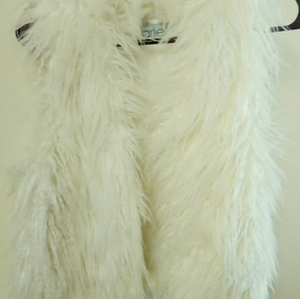 Soft Fuzzy Faux Fur Vest by Karlie